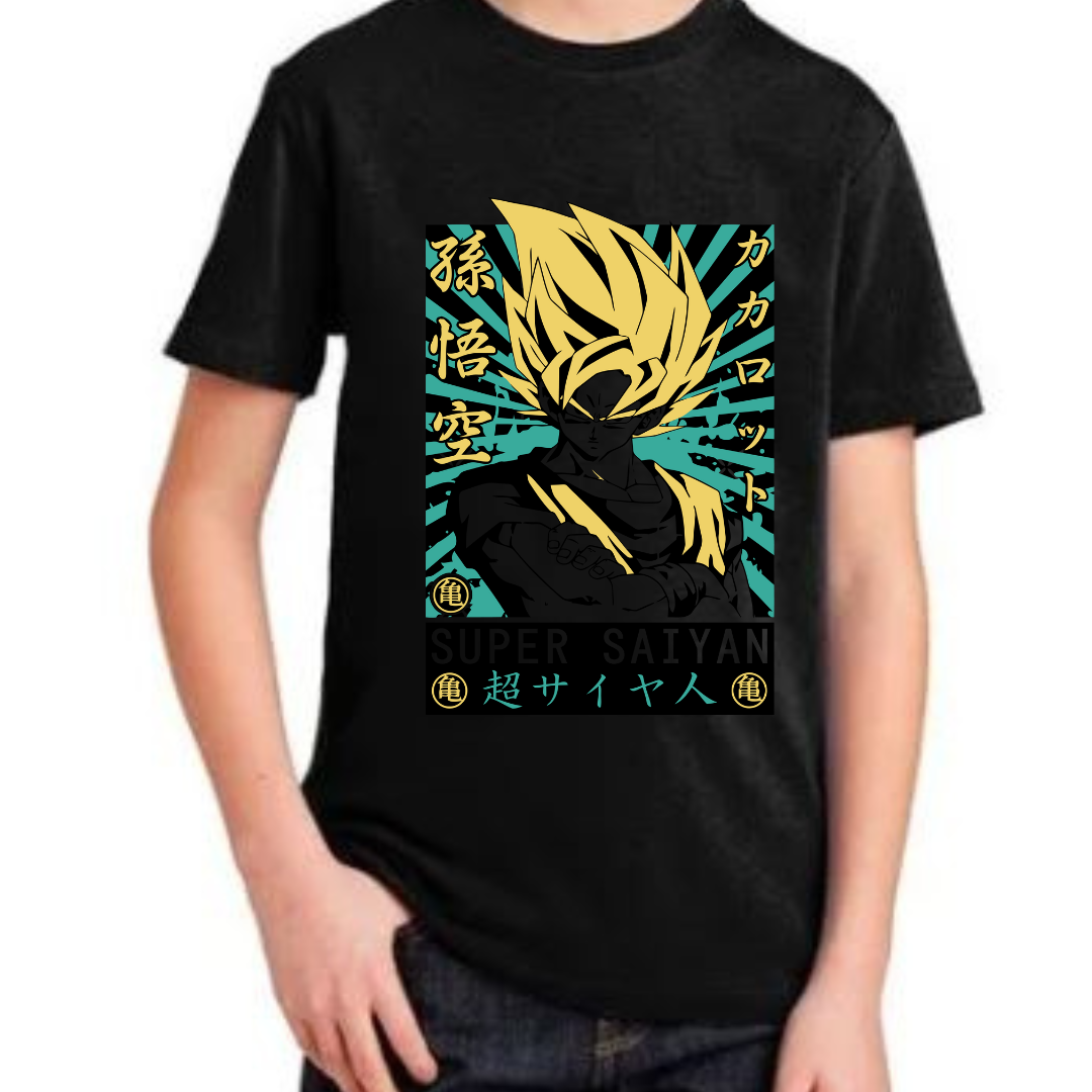 Camiseta Brasil 2022 Dragon Ball Super Goku Copa